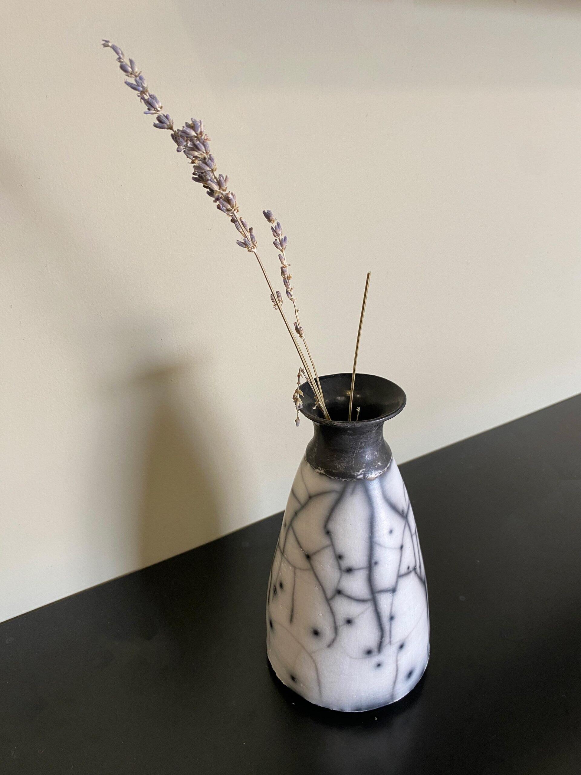 IMG_8234 Raku Small Vaze – תמונה 1
