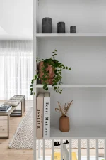 ⁦ספרית מחיצה דו צדדית פסים⁩ – תמונה ⁦3⁩
